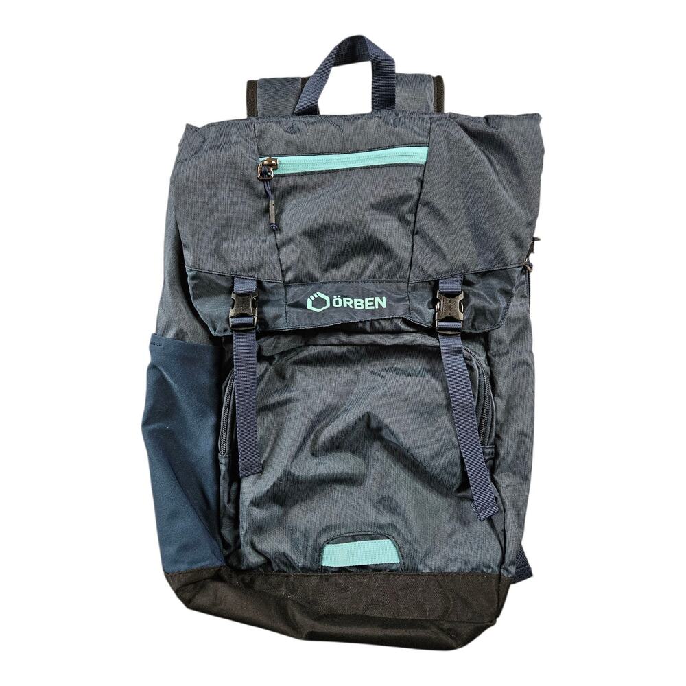 Orben LoneStar TEAL BLUE Padded Backpack With‎ Laptop Sleeve Hiking Camping